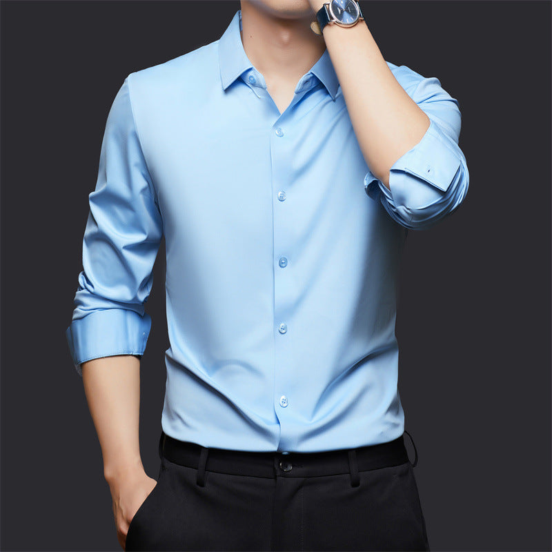 Seamless High Elastic Long Sleeve Anti-wrinkle Shirt