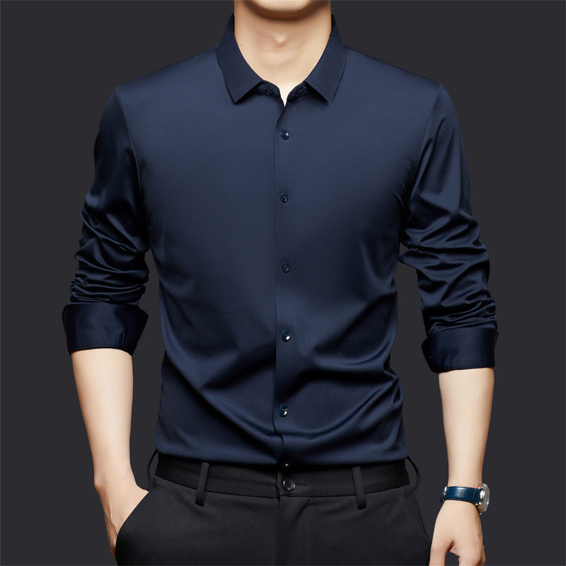 Seamless High Elastic Long Sleeve Anti-wrinkle Shirt