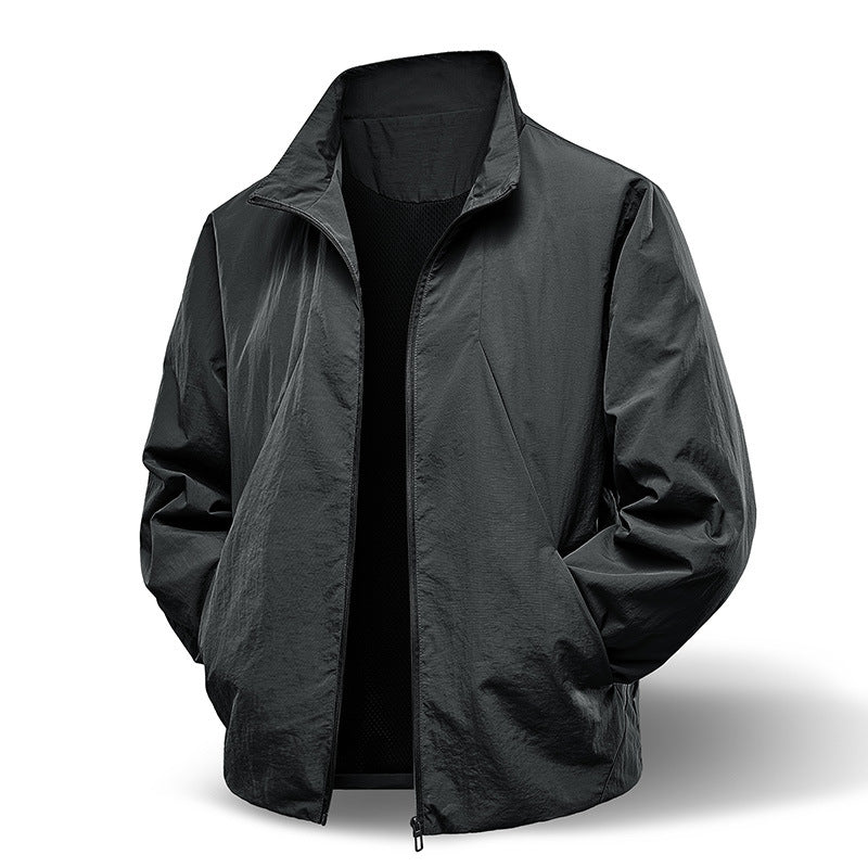 Windproof And Waterproof Zip-up Jacket That Pairs Perfectly With Any Outdoor Sport