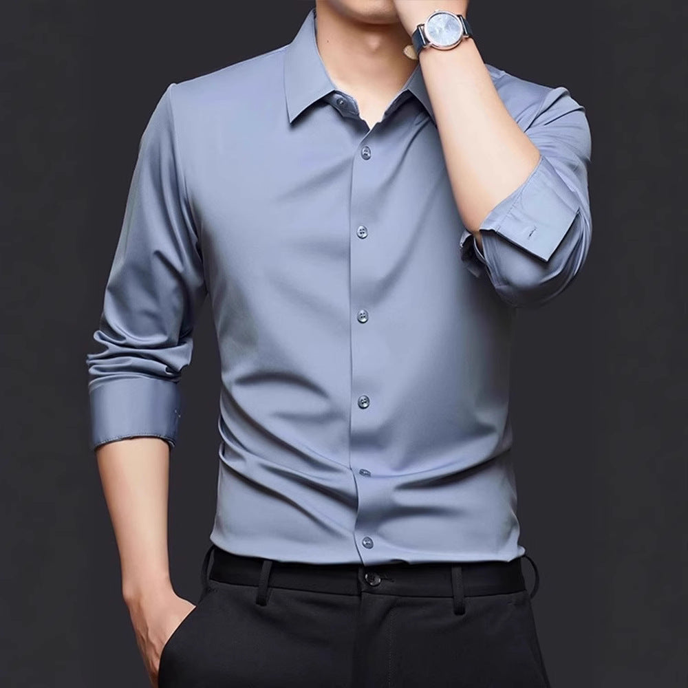 Seamless High Elastic Long Sleeve Anti-wrinkle Shirt
