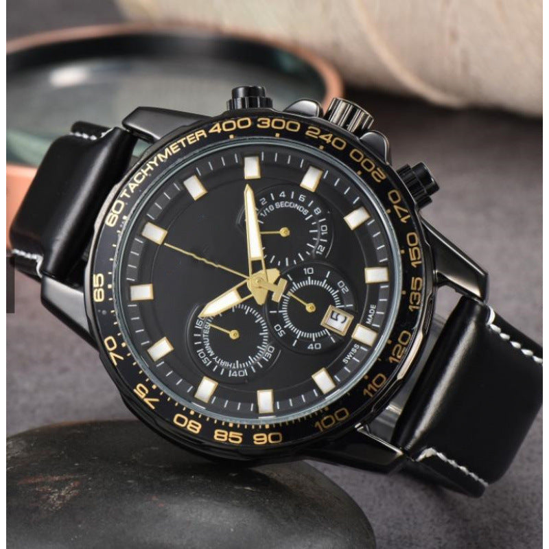 Men's Day Six-pin Full-function Quartz Watch