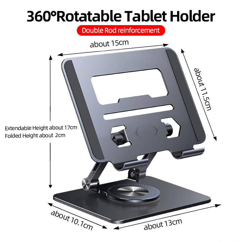 Tablet Stand Rotates 360Degrees Folding Portable